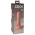 King Cock Elite 6 - naturtro dildo med sugefot (15cm)