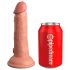 King Cock Elite 6 - naturtro dildo med sugefot (15cm)