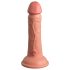 King Cock Elite 6 - naturtro dildo med sugefot (15cm)