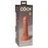 King Cock Elite 6 - realistisk sugedildo (15 cm) - mørk