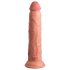 King Cock Elite 9 - realistisk dildo med sugefot (23cm) - naturlig