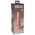 King Cock Elite 6 - naturtro vibrator med sugekopp (15 cm)