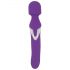 Javida Wand & Pearl - 2-i-1 masserende vibrator (lilla)