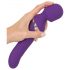 Javida Wand & Pearl - 2-i-1 masserende vibrator (lilla)