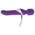 Javida Wand & Pearl - 2-i-1 masserende vibrator (lilla)