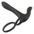 Black Velvet - oppladbar 2-i-1 parvibrator og penisring (svart)