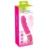 SMILE Soft - oppladbar, varmende vibrator (rosa)