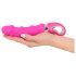 SMILE Soft - oppladbar, varmende vibrator (rosa)