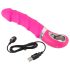 SMILE Soft - oppladbar, varmende vibrator (rosa)