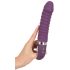 SMILE Soft - oppladbar, varmende vibrator (lilla)