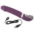 SMILE Soft - oppladbar, varmende vibrator (lilla)