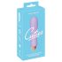 Cuties Mini - oppladbar, vanntett, rillet vibrator (lilla)