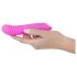 You2Toys - Blinkende Mini Vibe - oppladbar, lysende vibrator (rosa)