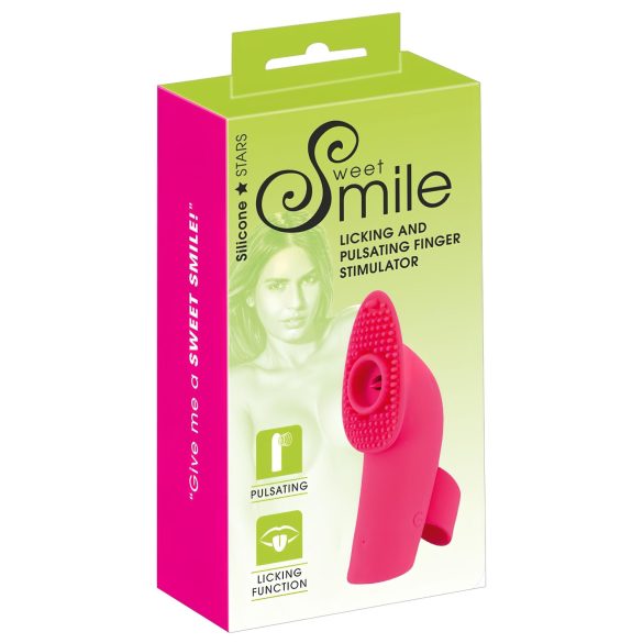 SMILE Licking - luftpulserende tungevibrator (rosa)