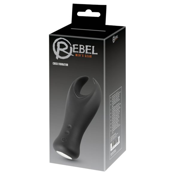 Rebel - vibrerende penishodevibrator (svart)