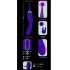 Javida 2-i-1 klitorisstimulator og vibrator sett (lilla)