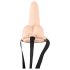 You2Toys oppladbar hull strap-on dildo (natur)