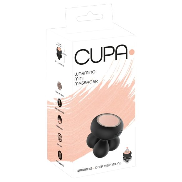 You2Toys CUPA Mini - varmende massasjevibrator (svart)