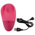 SMILE Thumping Touch - oppladbar pulserende klitorisvibrator (rosa)