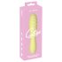 Cuties Mini 3 - oppladbar, vanntett mester-vibrator (gul)