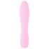 Cuties Mini 3 - oppladbar, vanntett, ribbet vibrator (rosa)