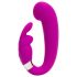 Happyrabbit Mini G - Oppladbar G-punktvibrator med klitorisbue (lilla)