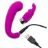 Happyrabbit Mini G - Oppladbar G-punktvibrator med klitorisbue (lilla)