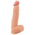 Natute Skin - Dildo med hudlignende tekstur - 25cm (naturlig)