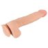 Natute Skin - Dildo med hudlignende tekstur - 25cm (naturlig)