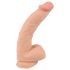 Natute Skin - Dildo med hudlignende tekstur - 25cm (naturlig)