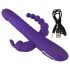 SMILE Triple - oppladbar trippel-action roterende vibrator (lilla)