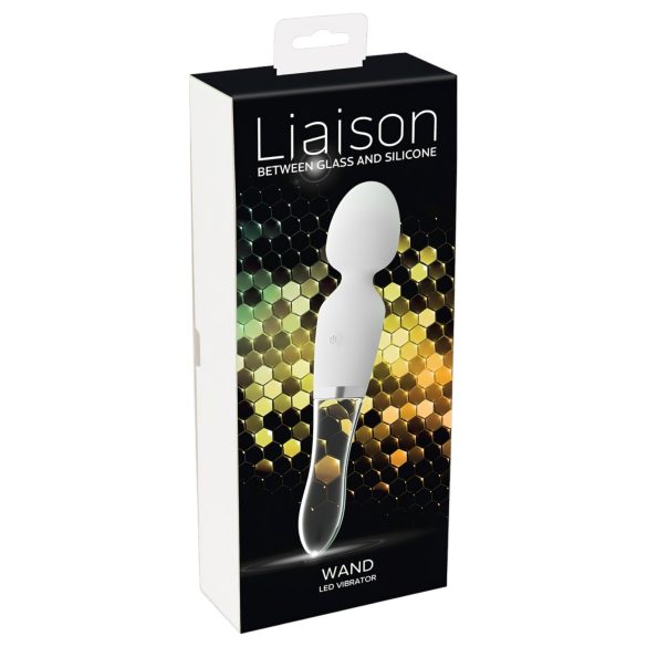 Liaison Wand - Silikon-glass LED-vibrator (transparent)