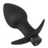 Black Velvet - oppladbar analvibrator sett - 3 deler (svart)