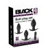 Black Velvet - oppladbar analvibrator sett - 3 deler (svart)