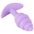 Cuties Mini Analtapp - silikon plugg - lilla (2,8 cm)