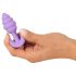 Cuties Mini Analtapp - silikon plugg - lilla (2,8 cm)