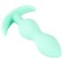 Cuties Mini Buttplug - silikon analplugg - mintgrønn (2,3 cm)