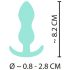 Cuties Mini Buttplug - silikon analplugg - mintgrønn (2,3 cm)