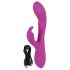 Javida Thumping Rabbit - 3-motors klitorisvibrator (lilla)