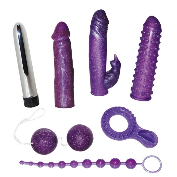 You2Toys - Glittrende vibrator sett (7 deler)