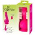 SMILE Kraftfull - oppladbar sugevibrator med 2 motorer (rosa)