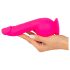 SMILE Kraftfull - oppladbar sugevibrator med 2 motorer (rosa)