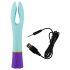 You2Toys fargerik - oppladbar, vanntett vibrator med to motorer