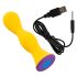 You2Toys - oppladbar, vanntett analvibrator (gul)