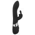 SMILE Blacky - Dobbelmotor vibrator med USB (svart)