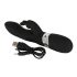 SMILE Blacky - Dobbelmotor vibrator med USB (svart)