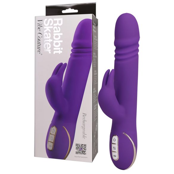 Vibe Couture Rabbit Skater - lilla kanin-vibrator