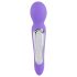 SMILE Wand - Dobbelt motor massasjevibrator (lilla)