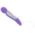 SMILE Wand - Dobbelt motor massasjevibrator (lilla)