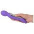 SMILE Wand - Dobbelt motor massasjevibrator (lilla)